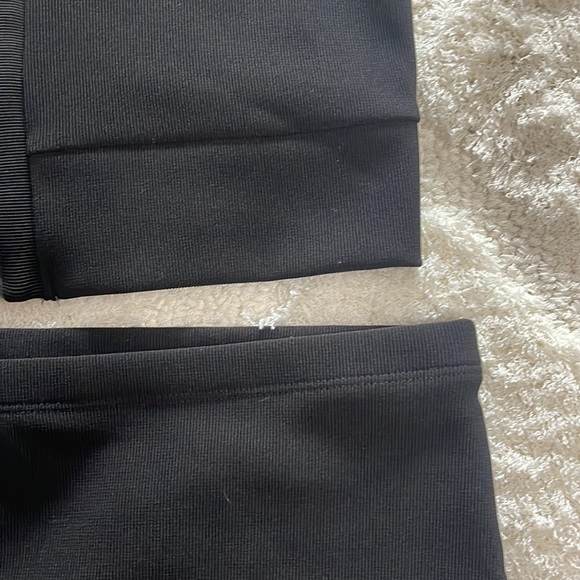 Express - Black two piece set. Zipper top. Body con midi skirt. - Picture 4 of 4